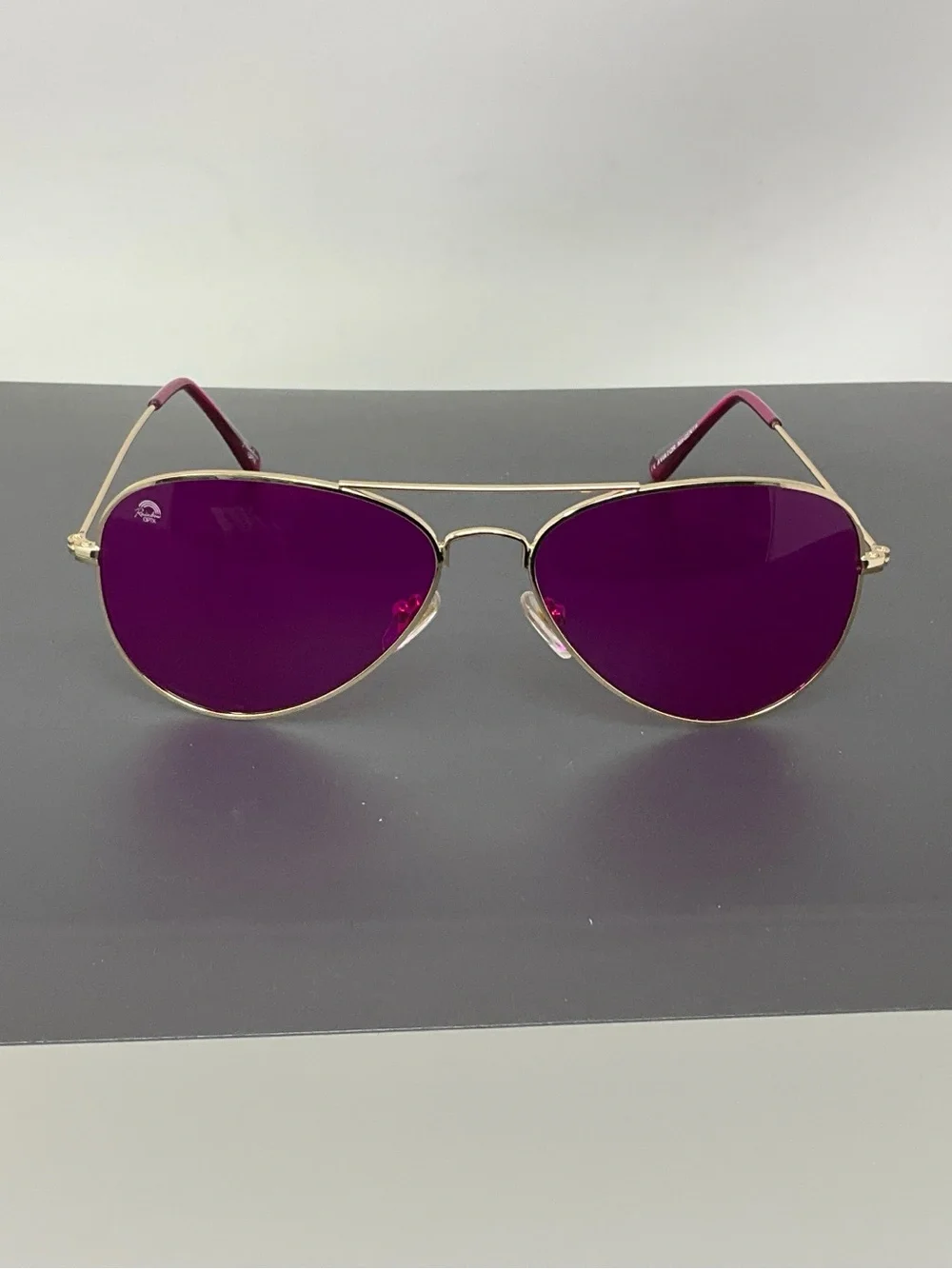 Rainbow Optx awakening Magenta Aviator sunglasses  Mood-Boosting